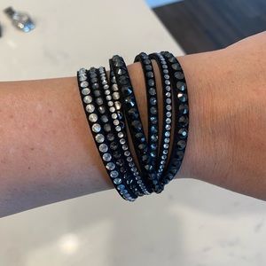 Authentic Swarovski double wrap bracelet